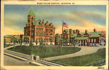 Moses Taylor Hospital Scranton Pennsylvania PA ~ mailed 1953 picture