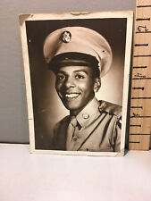 Vintage Photo 50's Studio African American Soldier s picture