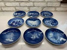 VINTAGE BING GRONDAHL BLUE CHRISTMAS PLATES 1968 - 1978 CHOICE  picture
