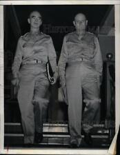1942 Press Photo Lieut Col. Frank Murphy & Lieut. Col. Wm Niederpreum picture