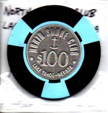 North Shore Club Casino 1965 Lake Tahoe NV 100 Dollar Gaming Chip as pictured picture