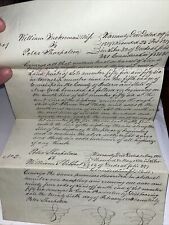Antique 1840 Mortgage 1879 Warranty Deed Real Estate Ontario County NY New York picture