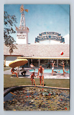 El Rancho Vegas Hotel Opera House Theatre Restaurant Pool Nevada Postcard picture