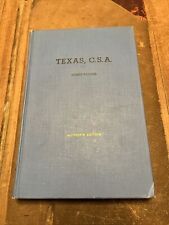 Rare Civil War book Texas C.S.A. By James Farber  Fd39 picture