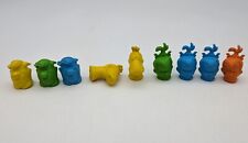 9 Vintage Flintstones Hanna Barbera Pencil Toppers Erasers Dino Pebbles Fred Lot picture