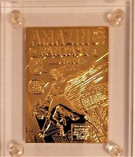 EXTREMELY RARE AMAZING FANTASY #15 MARVEL HIGHLAND MINT GOLD CARD LOW NUMBER #4 picture