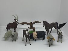 Vintage 1970’s Britains Animal Figures Lot Of 9 Pieces Made In England picture