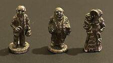 '94 I.R.S. Pewter Set China Vintage Collectible Miniatures (Lot of 3) picture