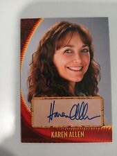 KAREN ALLEN as MARION 2008 TOPPS INDIANA JONES CRYSTAL SKULL Autograph AUTO CARD picture