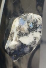 Grade A+ Rainbow Moonstone Polished - 80Grams W/ Black Tourmaline Inclusions picture