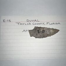 2” Duval Arrowhead Taylor County Florida Authentic picture