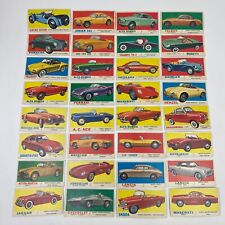 Vintage 1961 Topps Sports Car Set Trading Card Lot of 32 TCG Roadster Race picture