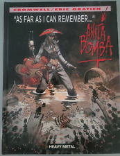 ANITA BOMBA As Far As I Can Remember... HARDCOVER GRAPHIC NOVEL HEAVY METAL 2004 picture