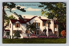 Ocala FL-Florida, The City Of Beautiful Homes, Antique, Vintage c1953 Postcard picture