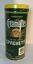 Creamettes Spaghetti Collector's Tin Replica of Early 1900s 2 LB Package 10