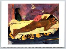 Postcard Art Paul Gauguin Spirit Of The Dead Watching Woman 1892 picture