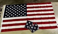 American flag 3ft x 5ft nylon, Package of Three Flags. picture