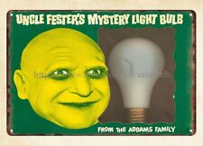1967 toy Uncle Fester's Mystery Light Bulb by Poynter Products metal tin sign picture