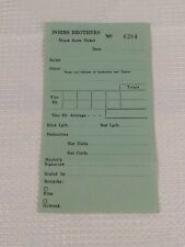 Fayette Alabama Dobbs Brothers 1950's Truck Scale Ticket Blank Dobbs Brother WOW picture