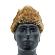 Vtg. R.C.M.P Muskrat Fur Winter Hat Authentic Issue Jay Wolfe Furriers, Montreal picture