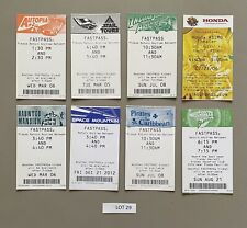 Disneyland FastPass Lot of 8 Different Pirates Haunted Mansion RARE Collectibles picture