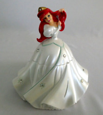 VTG Disney Ariel Figurine Trinket Ring Box White Ball Gown ~ The Little Mermaid picture