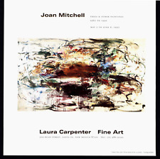 1992 JOAN MITCHELL TREES & OTHER PAINTINGS LAURA CARPENTER NEW MEXICO PRINT AD picture