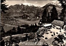 Filzbach Aussicht vom Cafe Kerenzer-Berghus Blick auf Weesen und RPPC Postcard picture