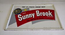 Vintage SST Old Sunny Brook Kentucky Whiskey Embossed Self Framed Sign 35x23