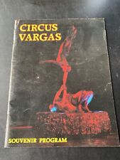 CIRCUS VARGAS SOUVENIR PROGRAM 20TH ANNIVERSARY EDITION 1989 picture
