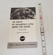 1963 NASA BROCHURE: HOWARD SIMONS: REPRINT FROM WASHINGTON POST: F+ picture
