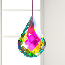 Aurora AB Rainbow Crystal 75 Gourd Faceted Prism Suncatcher Chandelier Pendant picture