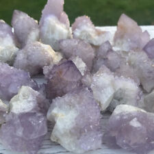 1 pc AMETHYST SPIRIT QUARTZ Fairy Natural Healing Crystal Point Cluster 1 - 1.5