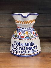 Columbia Restaurant 1905 Tampa Florida Sangria Pitcher Ceramic 7