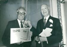 Lord Denning and Brian Rix. - Vintage Photograph 1494839 picture