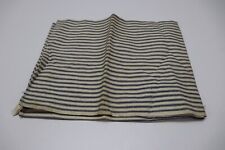 WWII US cotton blue and white striped Shave towel 28