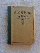 Vintage Antique Glad Tidings In Song HC Book With Old Milwaukee Advertising E8 picture