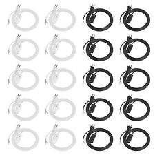 Retise 20 Pcs 6 ft Lamp Cord with Switch Button Light Cord Cable Crd with Molded picture