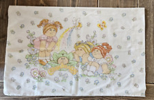 Vintage Cabbage Patch Kids Pillowcase 1983 Dolls Rainbow Flower Great Condition picture