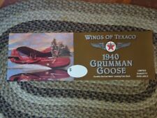 WINGS OF TEXACO ADVERTISING STORE DISPLAY Cardboard SIGN 1940 Grumman Goose picture