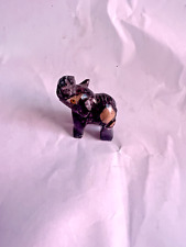 VINTAGE COOL Elephant Carving Natural Stone Carved Mini 2
