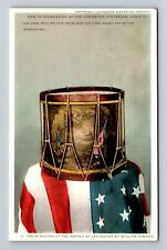 Lexington MA-Massachusetts, Drum Beaten At Battle Lexington, Vintage Postcard picture