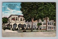 Jacksonville FL-Florida St. Albans Hotel Antique Vintage c1941 Souvenir Postcard picture