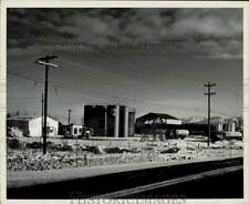 1959 Press Photo Shell Oil Company storage tanks at Anchorage International picture
