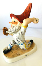 Goebel Co Boy Pat the Baseball Pitcher Merry Gnome Porcelain Germany Story Tag picture