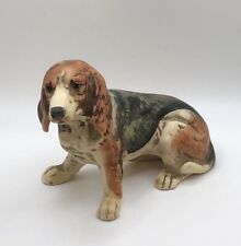 Vintage Basset Hound Dog Ceramic Figurine JAPAN Beautiful ESTATE Find picture