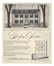Vtg 40s India House Pipe Tobacco Print Ad WWII Era Ephemera Tobacciana picture