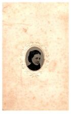 Antique Tintype Photo of Beautiful Young Woman Golder & Robinson's Broadway NY picture