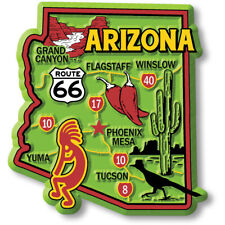 Arizona Colorful State Magnet by Classic Magnets, 2.7
