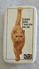 Vintage Friskies Buffet Golden Cat Fridge Magnet 1986 Peter Warner Book of Cat picture
